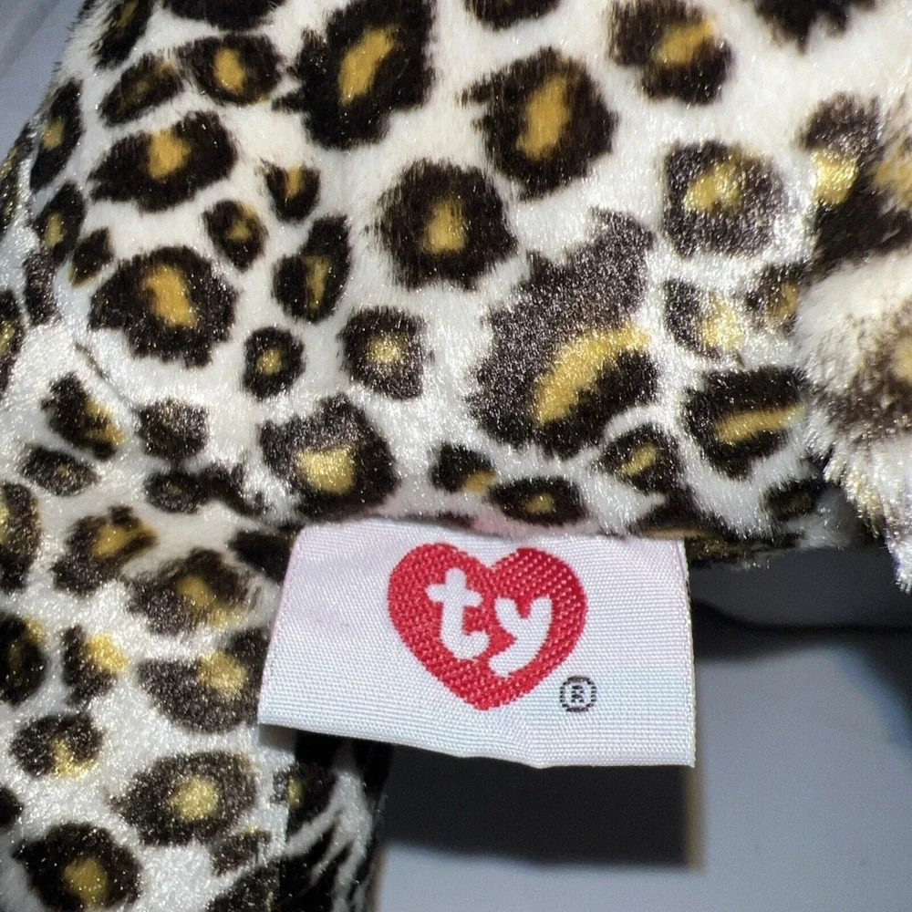 TY Speckles vintage 1996 pillow pal buddy the leopard 15